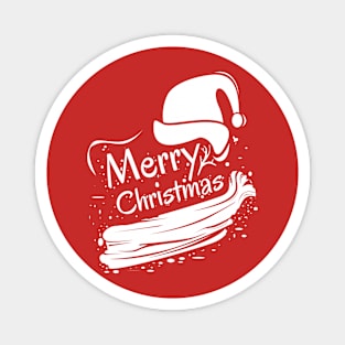 Merry christmas typography Magnet